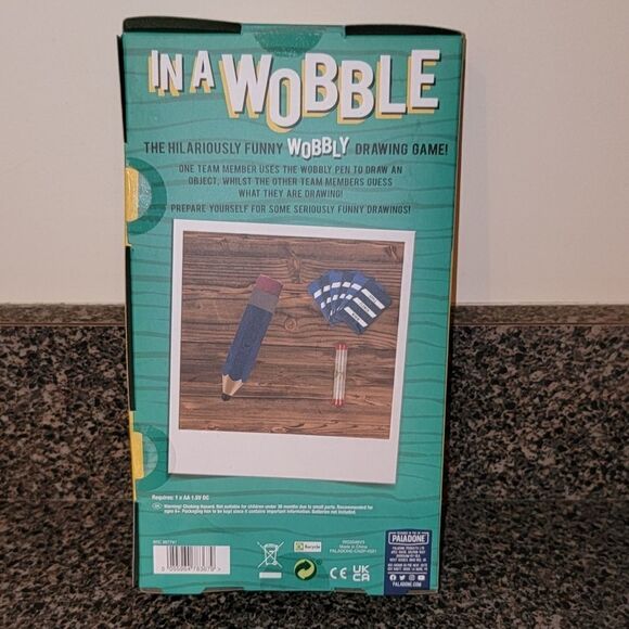 In a Wobble Family Drawing Game Wobbily Pen Picture Guessing Family Fun New - Picture 3 of 5